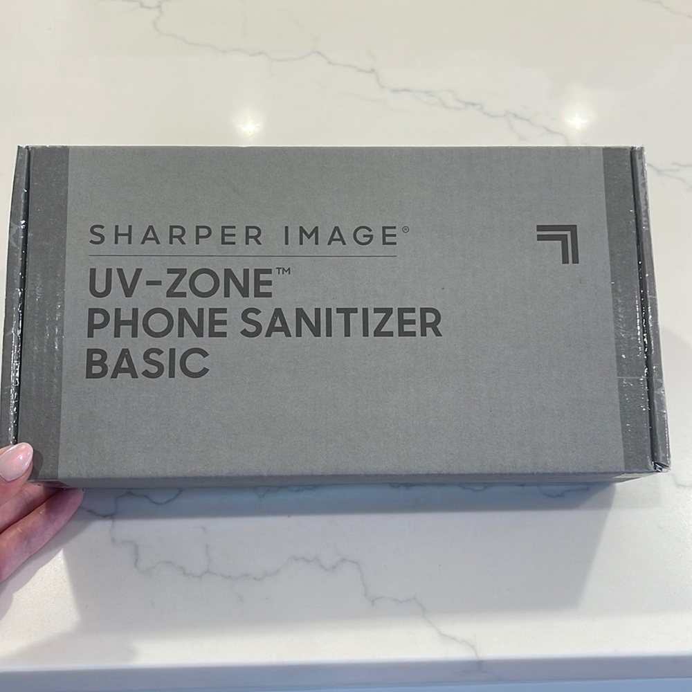 NWT Sharper Image UV Zone Phone Sanitizer